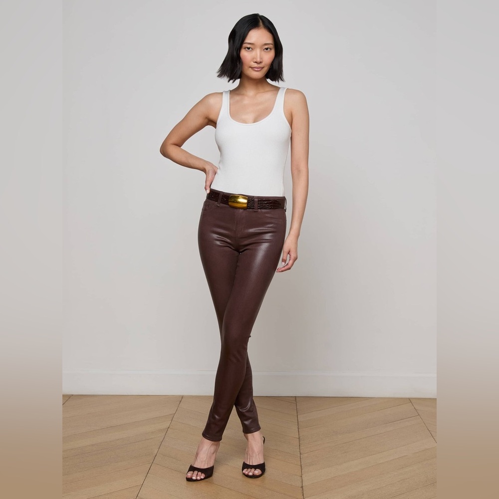 L'AGENCE Chocolate Brown Pants